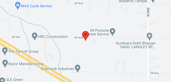 map of 26022 60 AVENUE